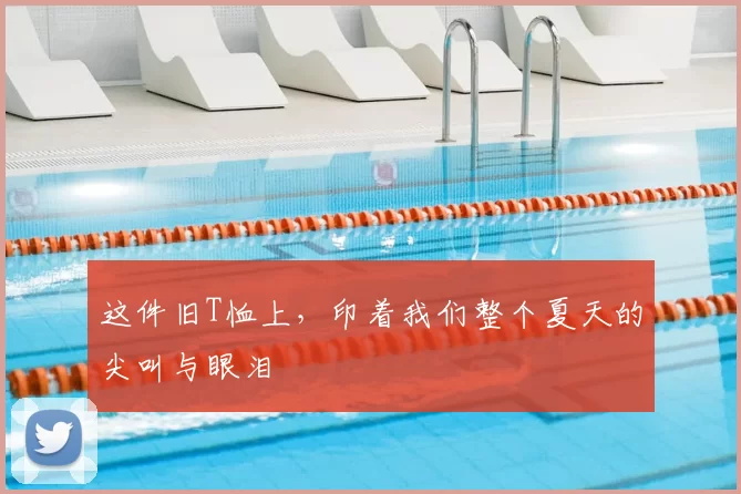 这件旧T恤上,印着我们整个夏天的尖叫与眼泪