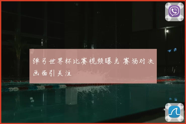 弹弓世界杯比赛视频曝光 赛场对决画面引关注